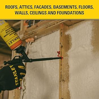 Stanley Supercoat Closed Cell Spray Foam Insulation 6-Pack